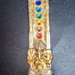 Porta Incienso de Oro Dorado